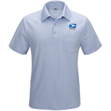 New Postal Mens Performance Polo Shirt