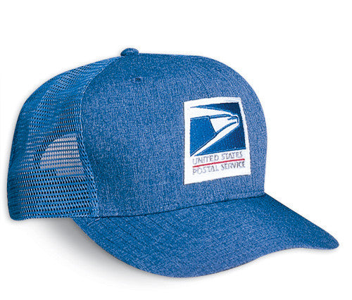 The mesh style postal approved usps baseball hat allows your head the air to keep cool.