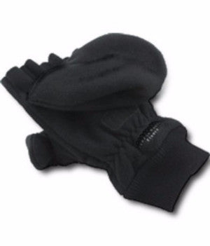 fleece handschuhe thinsulate Convertible Fleece Mittens with Thinsulate Insulation Black / Large