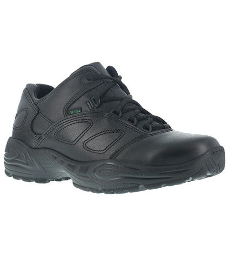 Women's Reebok Black Athletic Leather Oxford Soft Toe Shoe USPS Certified - Postal Uniform Bonus