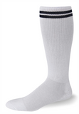 Postal Over The Calf White with Navy Blue Stripes Socks - Postal Uniform Bonus