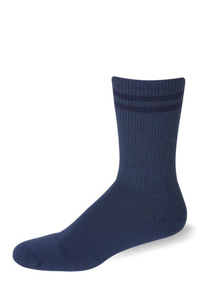 Pro Feet Blue with Navy Stripes Crew Socks - Postal Uniform Bonus