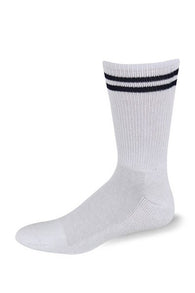 Pro Feet White with Navy Blue Stripes - Postal Uniform Bonus