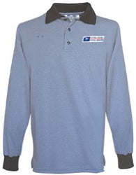 Men's Flying Cross Retail Window Clerk Long Sleeve Uniform Knit Polo Shirt